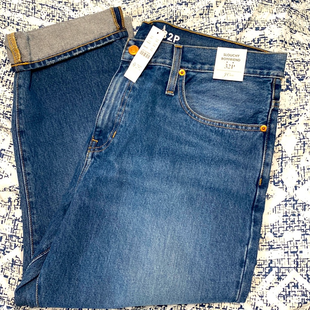 NEW WITH TAGS J.Crew Slouchy Boyfriend Jean